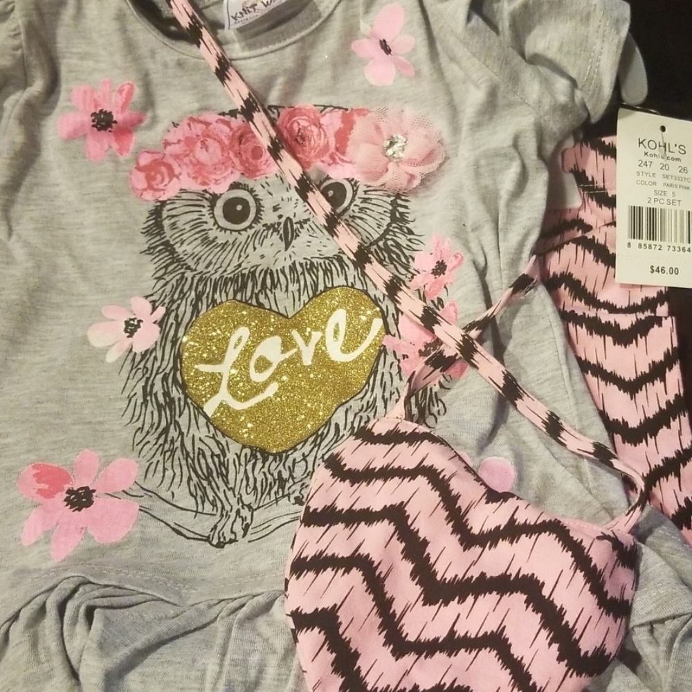 3pc Girls pants set (new)